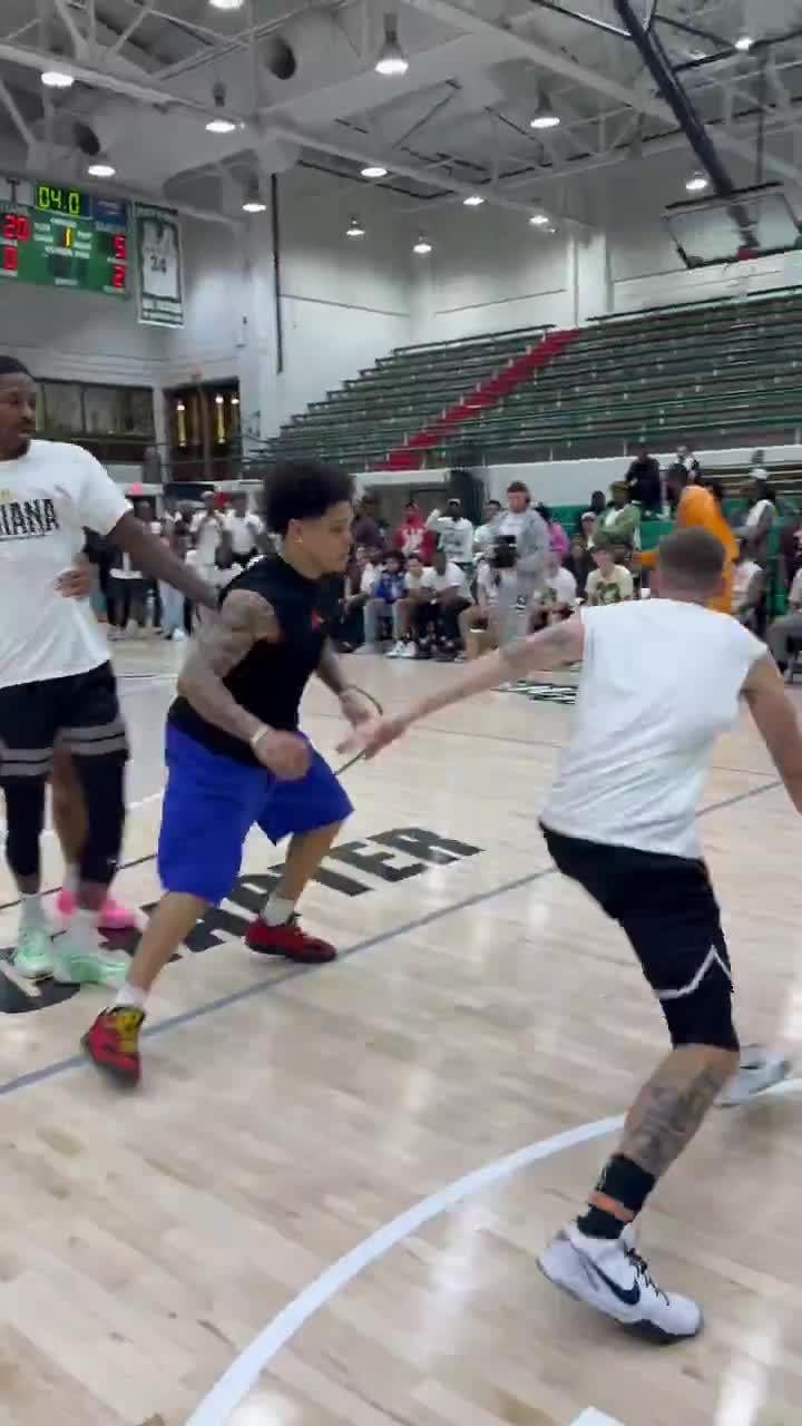 Kyle Guy retired from basketball last year and became a coach — he was in  Indy Sept. 21 on a recruiting trip, ended up playing some games. The next  day a clip of his play got uploaded, and the Pacers ...