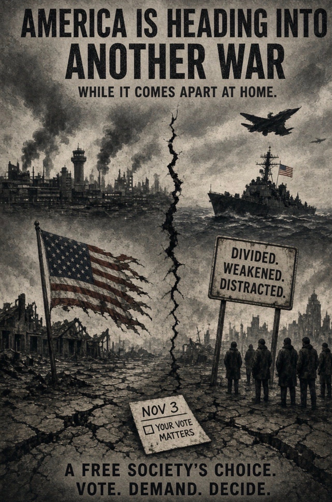 America Is Heading Into Another War While It Comes Apart at Home