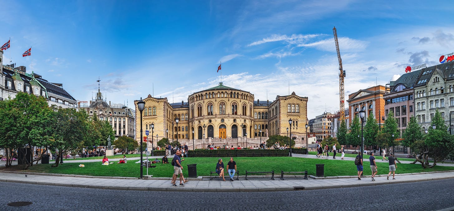 The Norwegian Parliament "Stortinget"