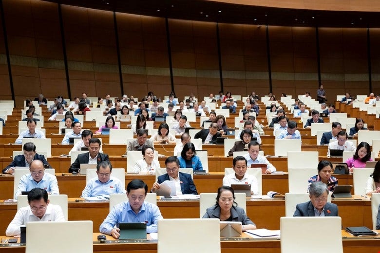 Các đại biểu tham dự phiên họp. Ảnh: Quốc hội.