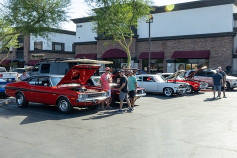 Cars and Coffee meetup in Las Vegas, NV