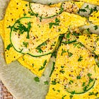 Easy Zucchini and Parmesan Omelette