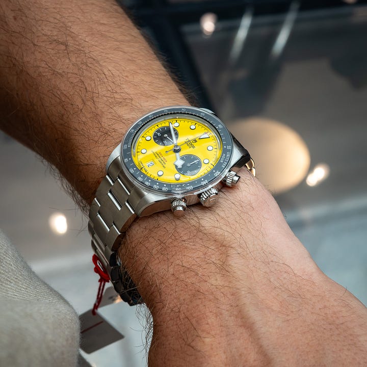 Tudor Black Bay 39 Chrono Bumblebee.