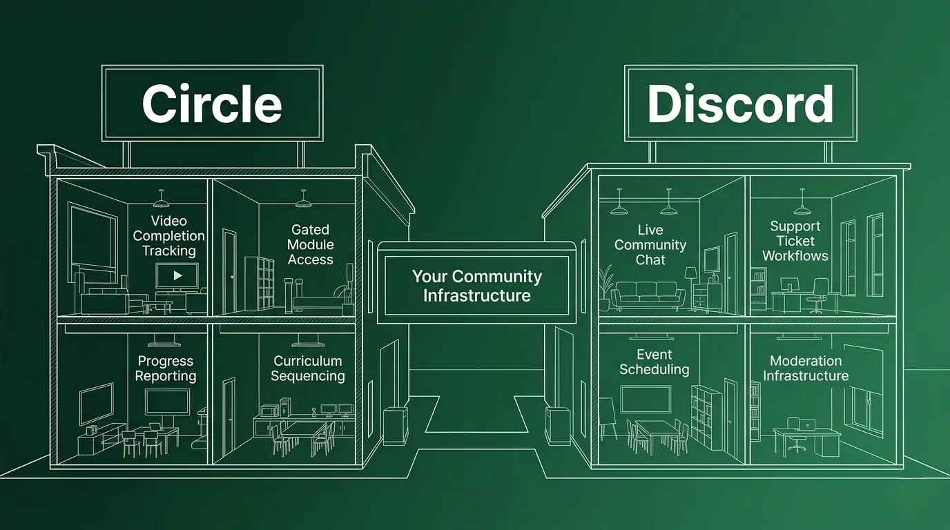 When Circle Does What Discord Cannot: The Case for Running Both