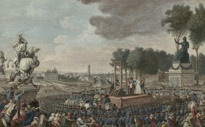 Execution of Marie Antoinette, 1793. Execution of Marie Antoinette, 1793.