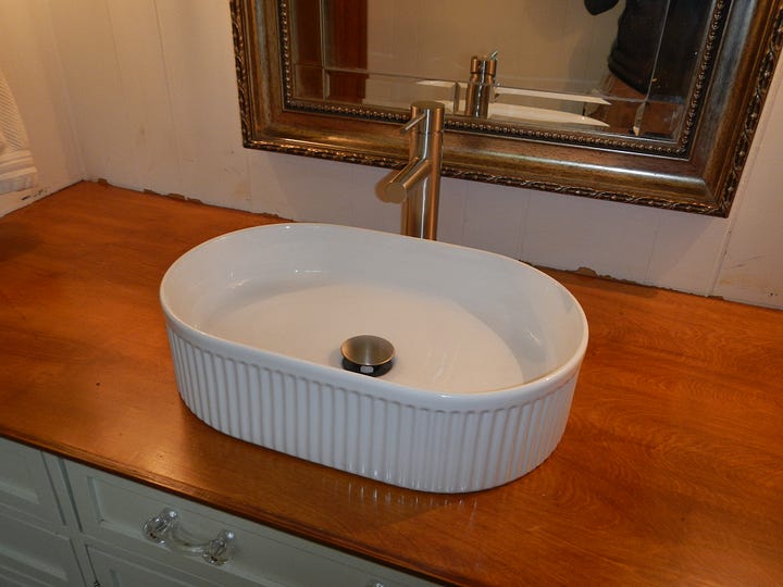 Master Bathroom sink and plumbing
