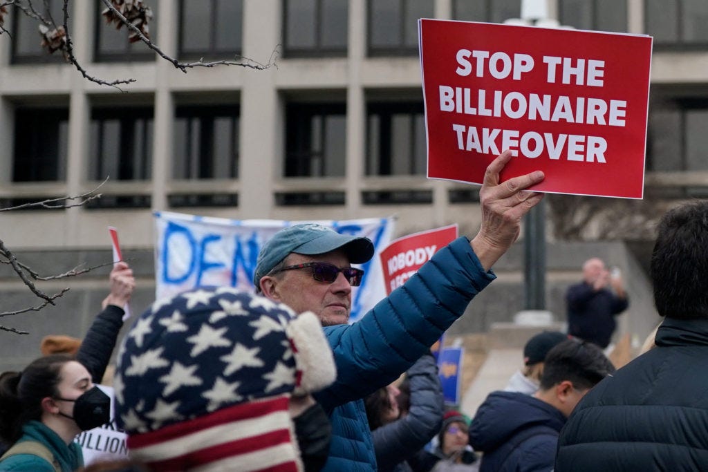 Thousands across the U.S. protest Trump policies | PBS News