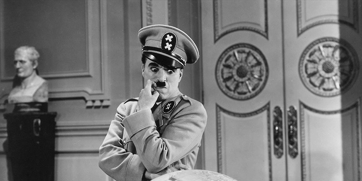 Charlie Chaplin in "The Great Dictator"