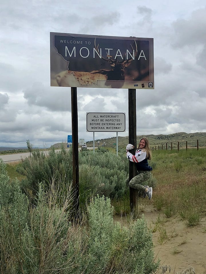 Phia Enjoying Our Yellowstone Adventure