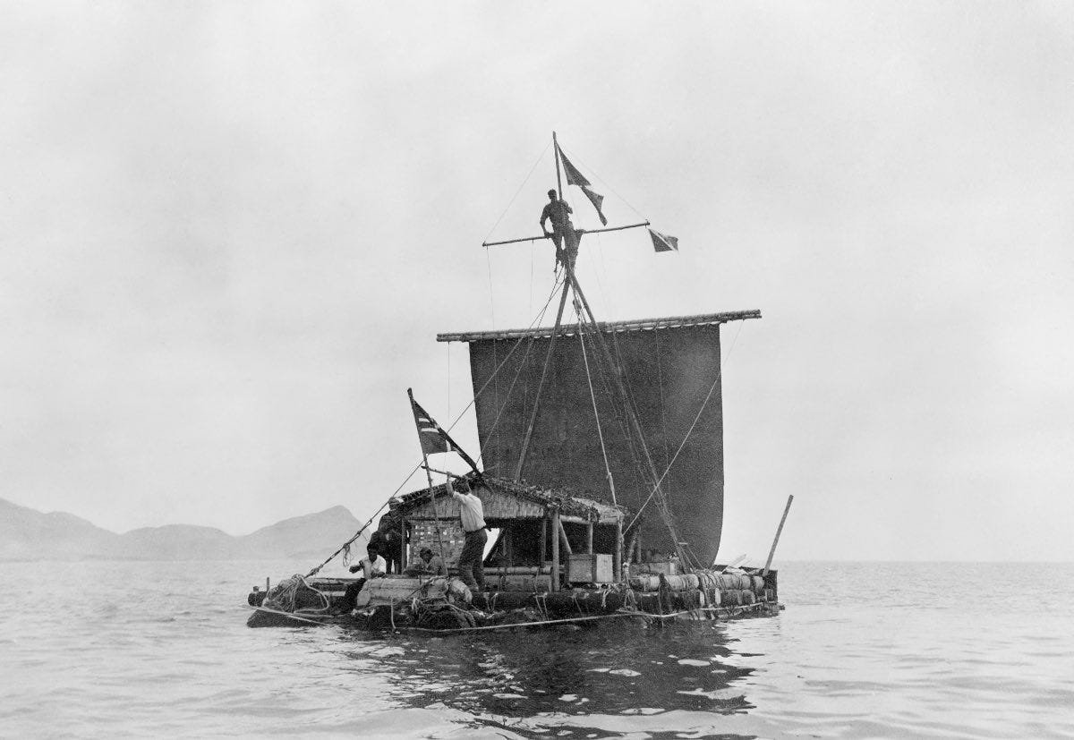 The Kon-Tiki raft. | Cleveland Historical The Kon-Tiki raft. | Cleveland Historical