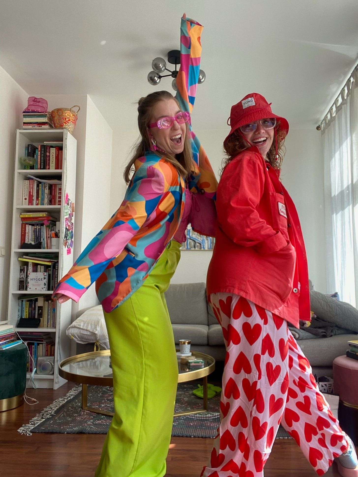 PTK posing in colorful outfits!