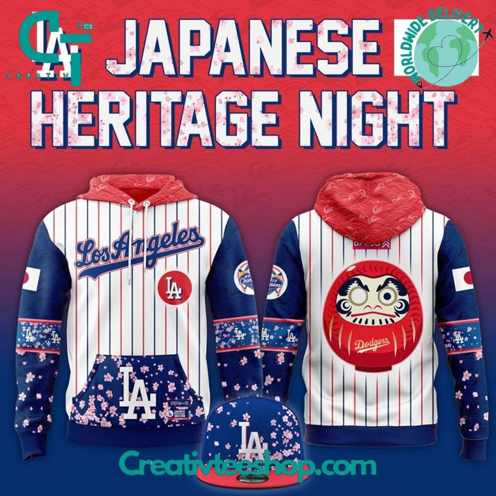 Los Angeles Dodgers x Japanese Heritage Night Special Hoodie