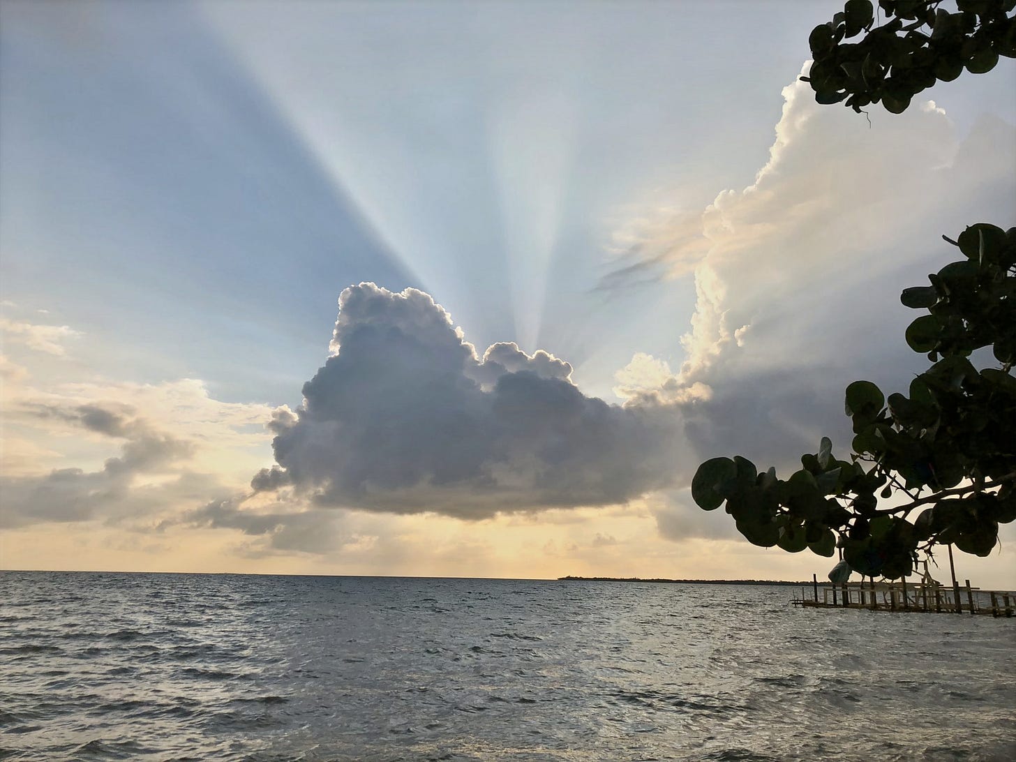 Sunrise taken in Placencia, Belize