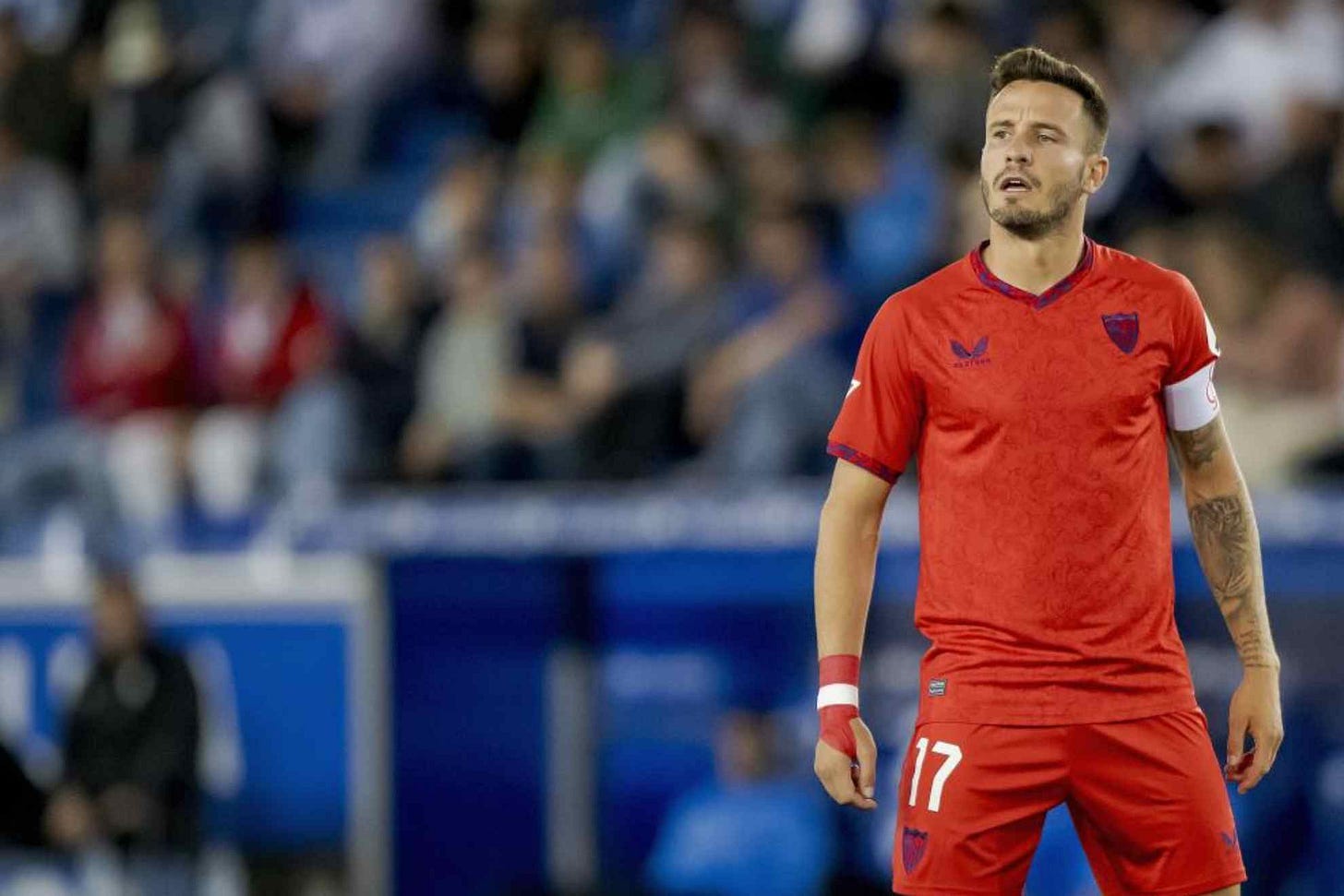Saúl ya ejerce de capitán del Sevilla Saúl ya ejerce de capitán del Sevilla