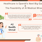 OpenAI's Healthcare: Analyzing the Promises of AI Medical Miracles