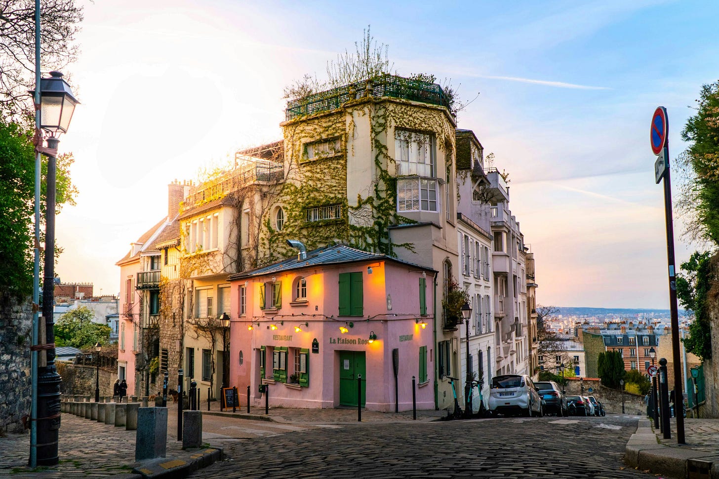 The Maison Rose in Montmatre, Paris.