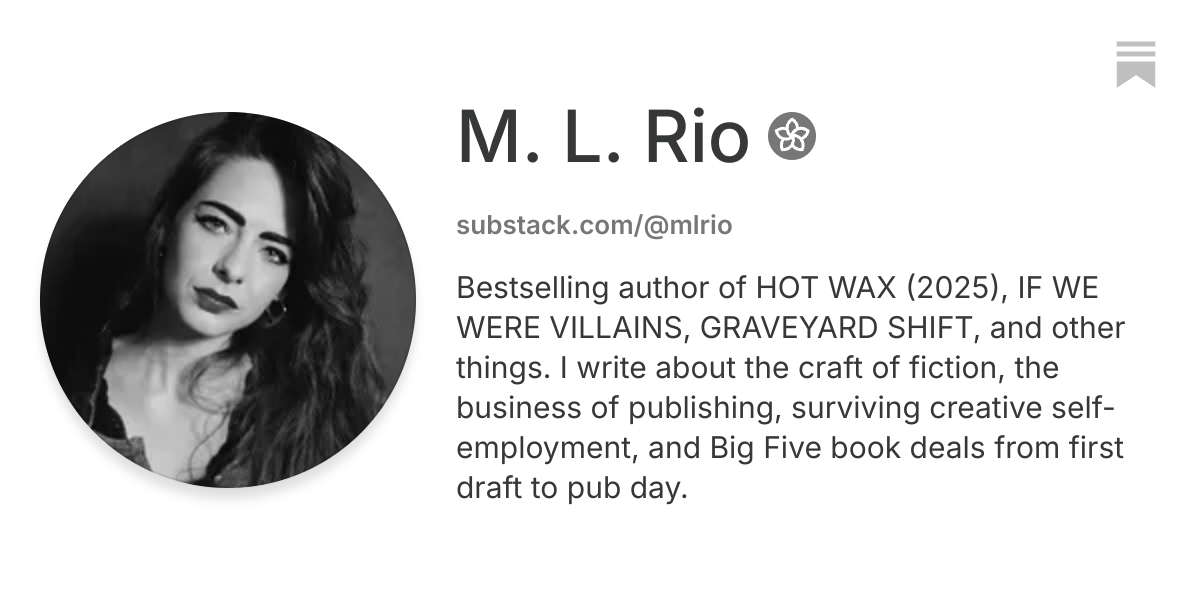 M. L. Rio | Substack