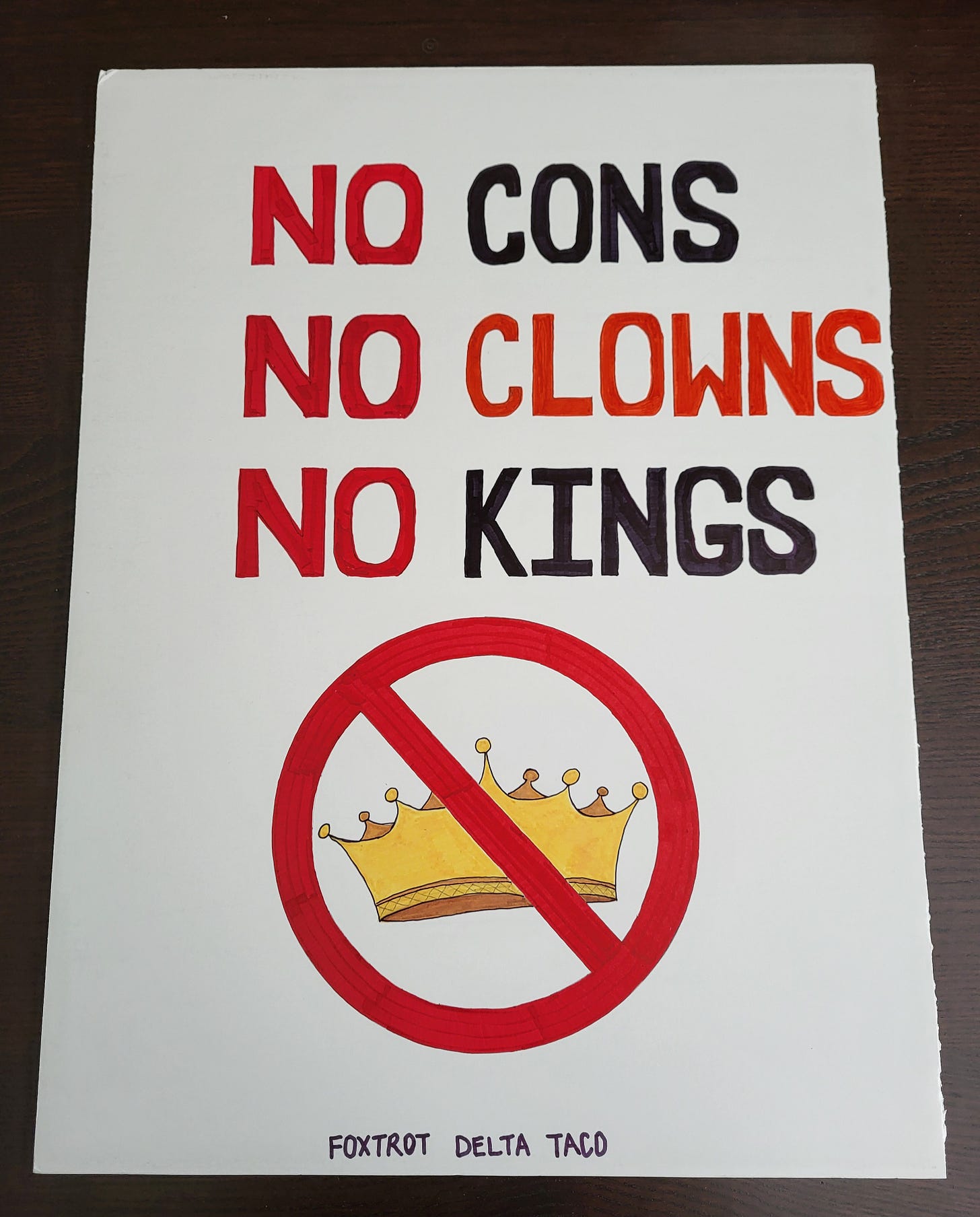 ~70 No Kings Sign Ideas - The 50501 Movement
