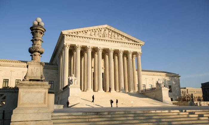 The Supreme Court of the United States in Washington on Dec. 10, 2018. (Samira Bouaou/The Epoch Times) The Supreme Court of the United States in Washington on Dec. 10, 2018. (Samira Bouaou/The Epoch Times)