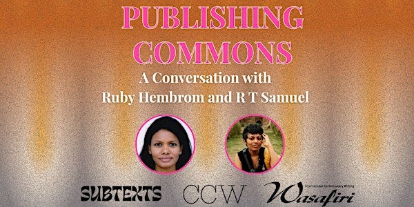 Publishing Commons: A Conversation with R T Samuel and Ruby Hembrom
