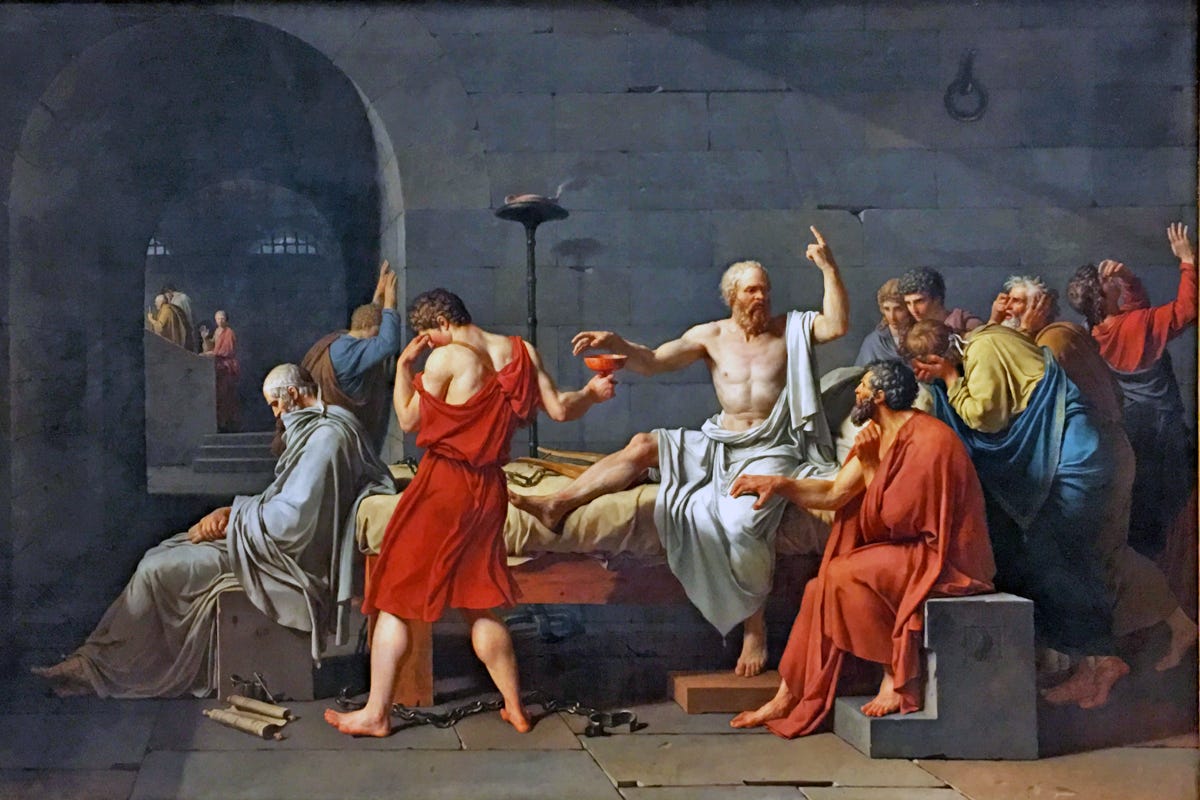 The Death of Socrates – The Story in a Painting - Experimental Traveler