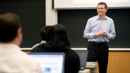 Image from NU of me teaching