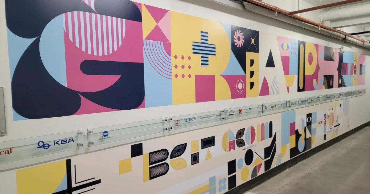 Students Use Drytac ReTac Smooth 150 for Public Mural Project