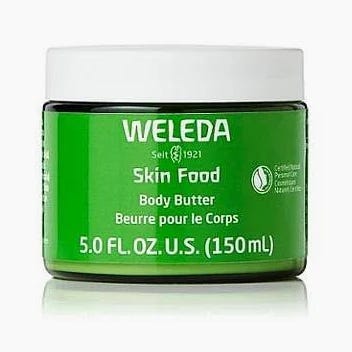 A gallery of three different formulations of the Weleda Skin Food for The Beauty Ed® substack