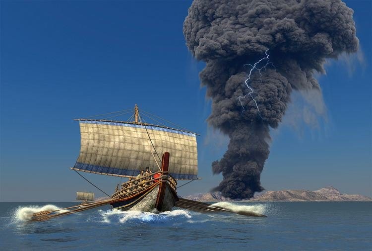 First Bronze Age Volcanic Eruption Victims found after 3,500 years