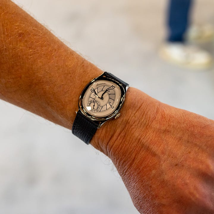 a collection of vintage watch wrist shots from Rolex, Jaeger-LeCoultre, and Hermes.