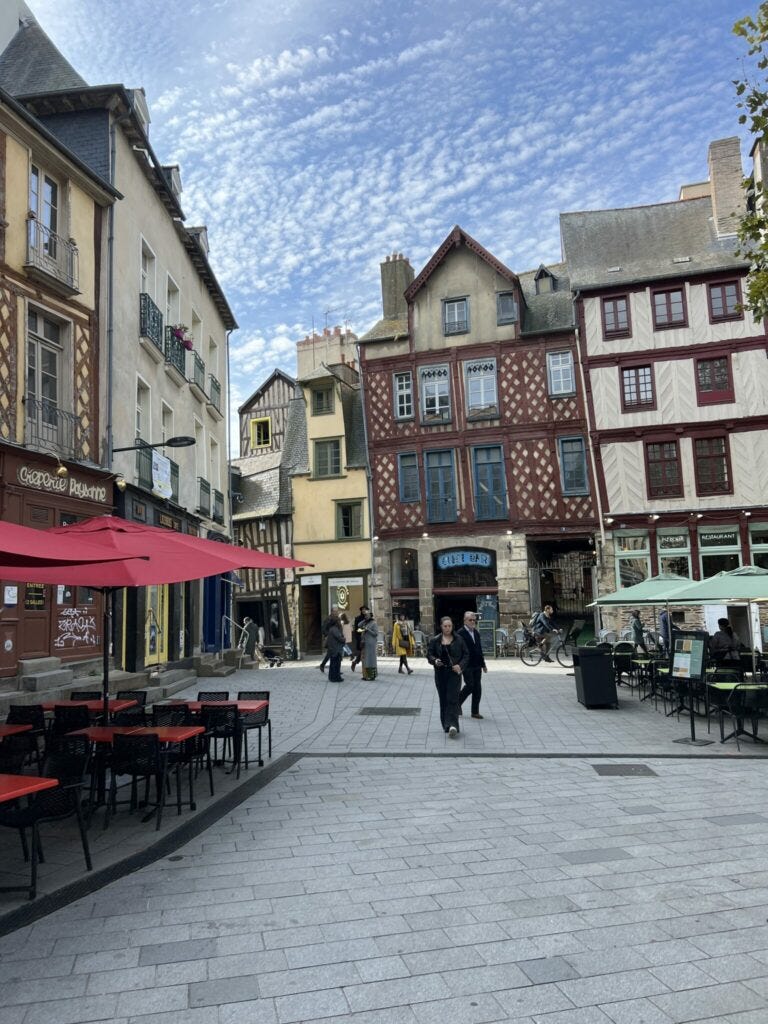 Innenstadt, Altstadt von Rennes,