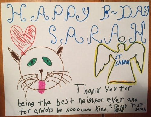 sarah bd card