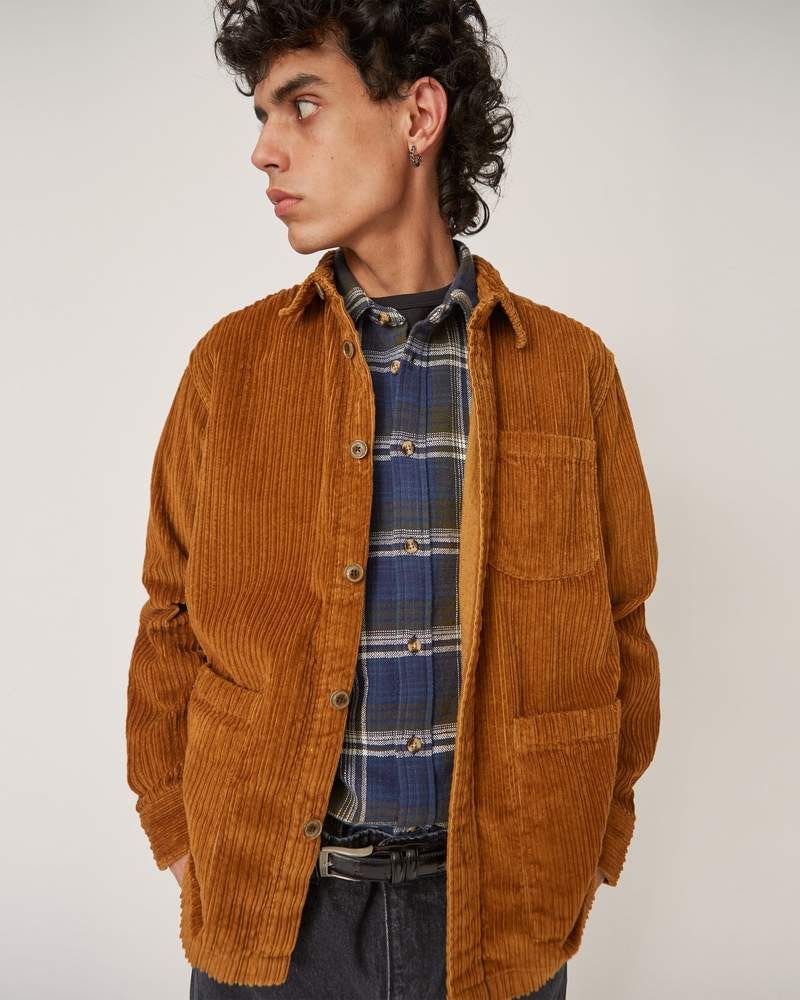 Variegated Cord Overshirt - Thrush