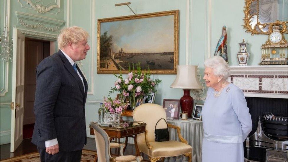 The Queen and Boris Johnson: Why do the monarch and PM meet every week? -  BBC Newsround