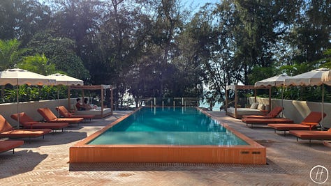 The pools of Standard Pattaya