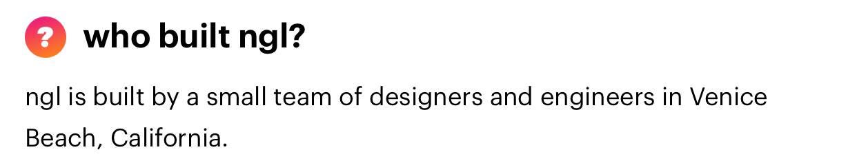 Imagen del sitio web de NGL Imagen del sitio web de NGL