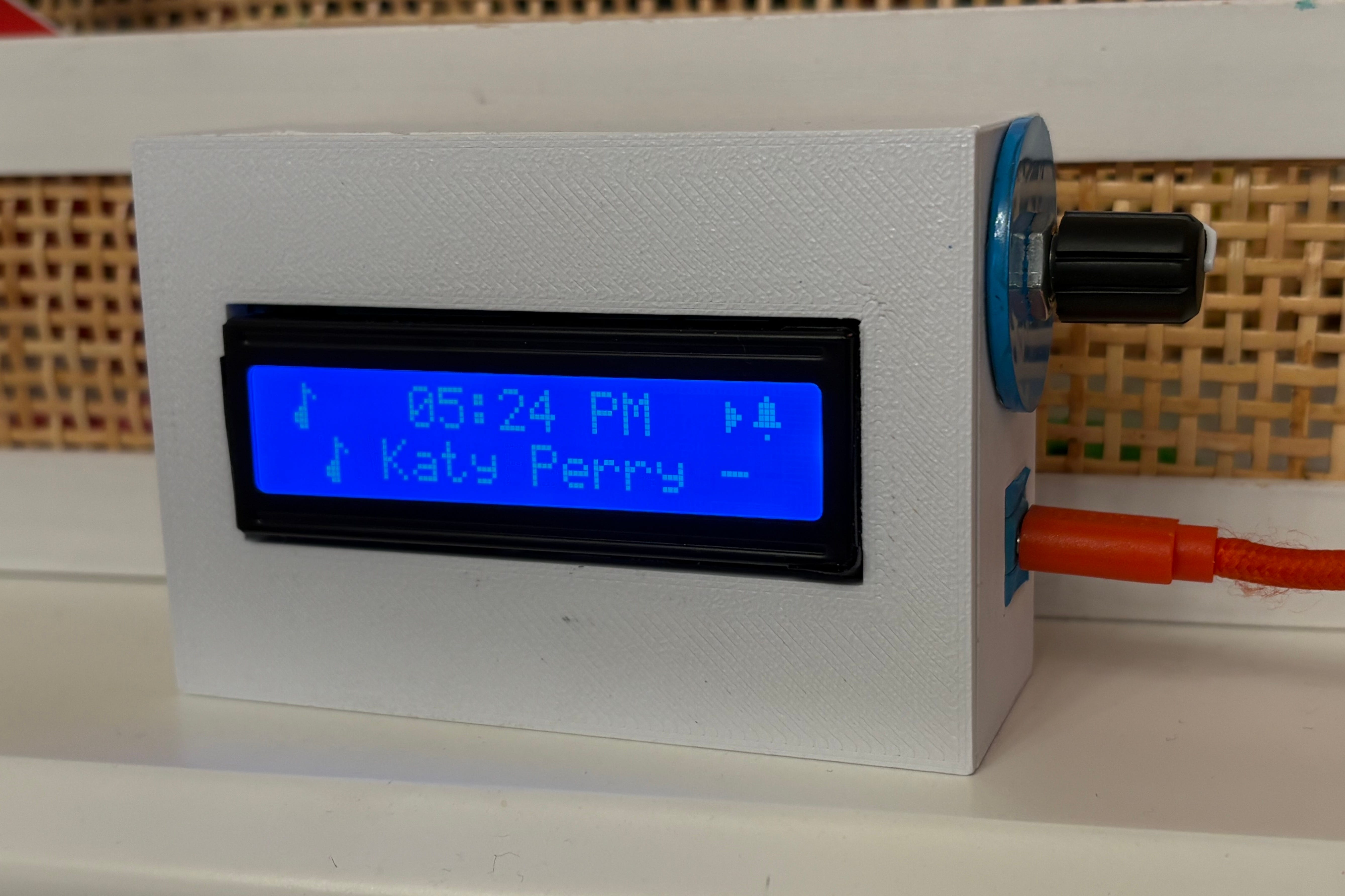 Reclaim Spotify Bedside Clock