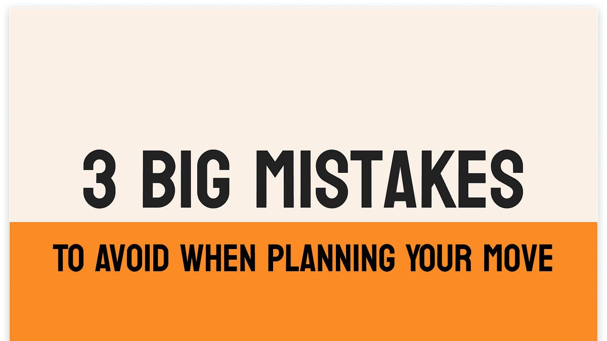 3 Big Mistakes I See People Make (And How To Avoid Them)