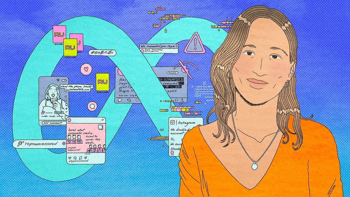 She's Fighting for Pro-Choice Speech, One Account at a Time