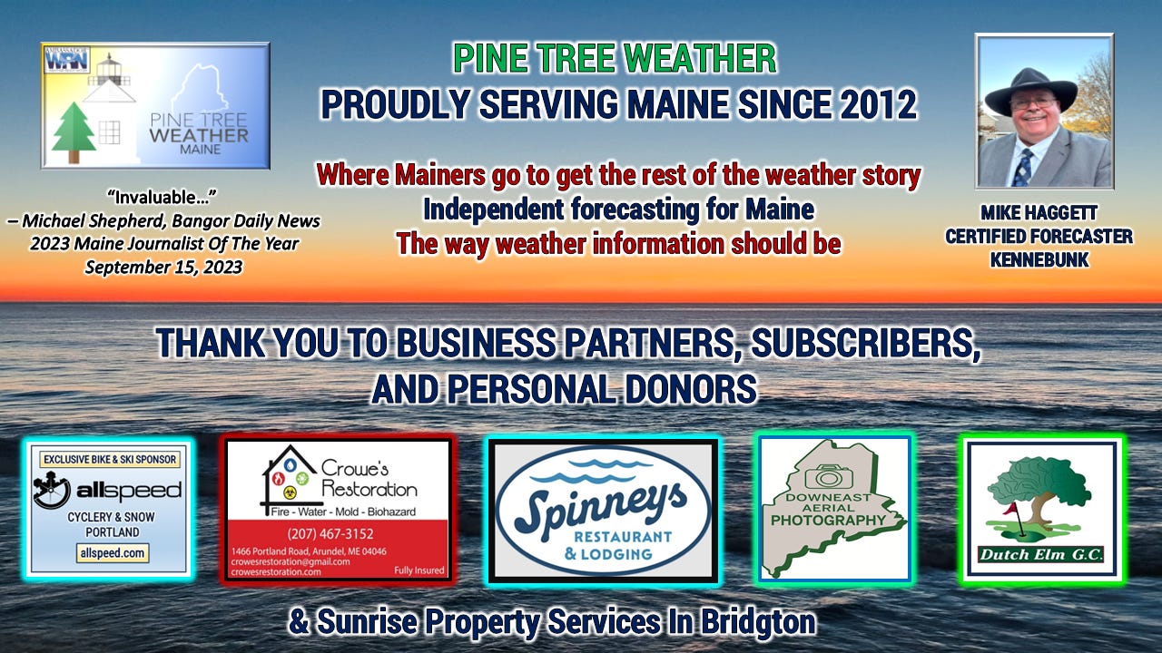Quick update on Monday's storm - Pine Tree Weather