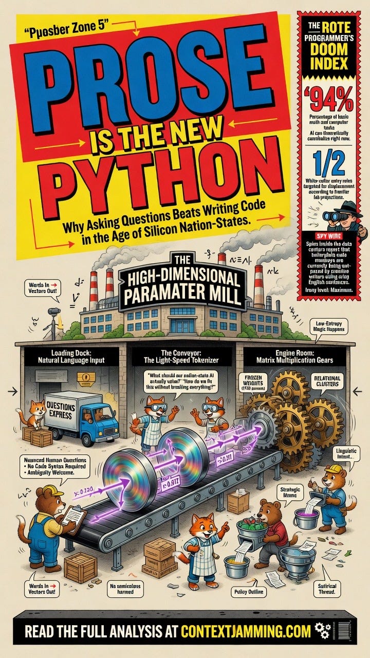 The Revenge of the English Major: Why Your Next Python Script is Written in Prose