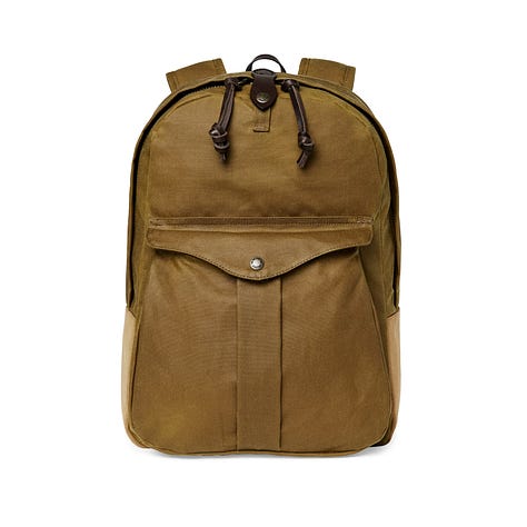 You should buy the Journeyman Filson backpack
