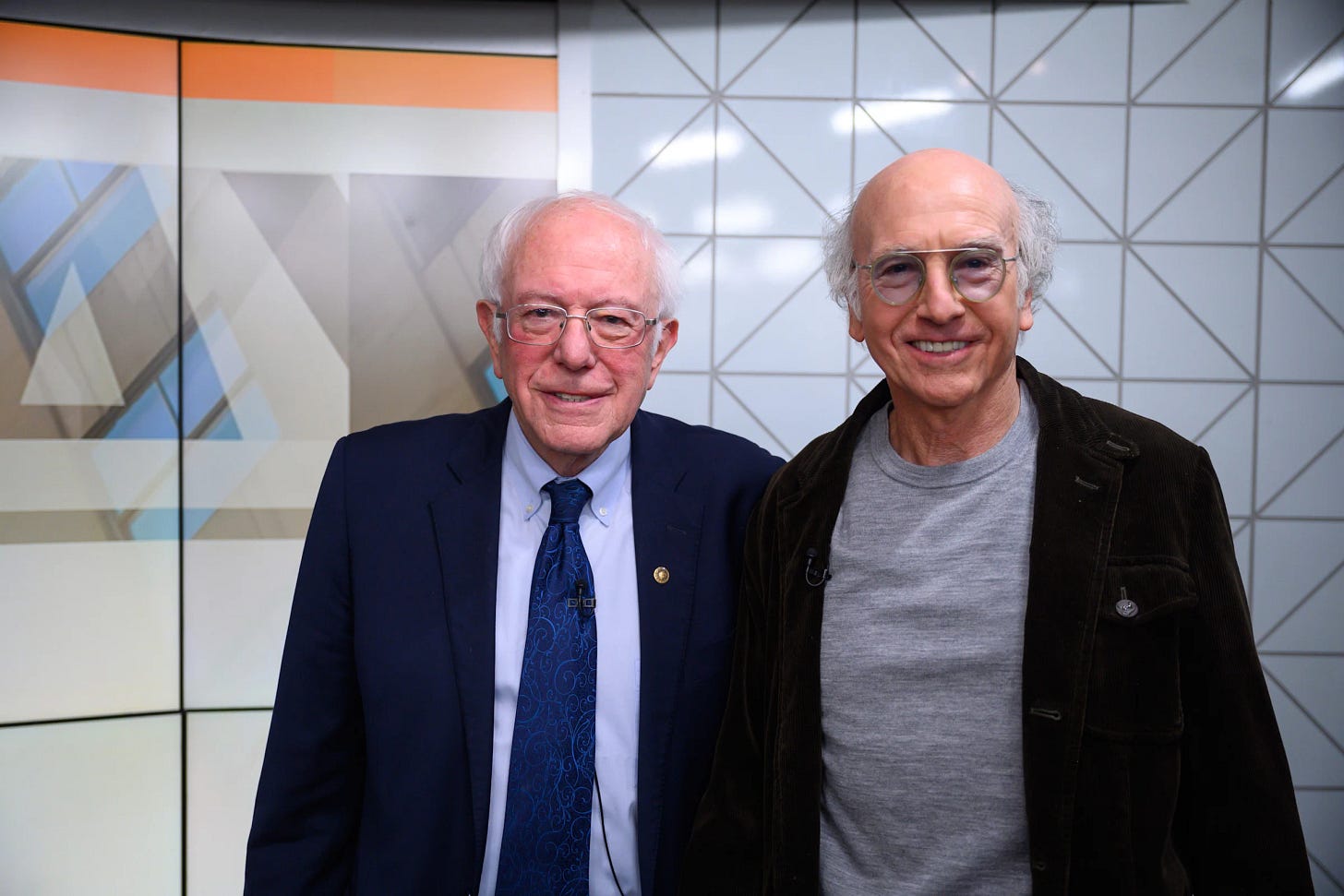 Bernie Sanders and Larry David