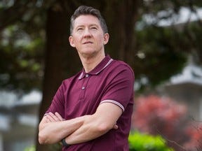 Former Vancouver police detective Lorimer Shenher in Burnaby.