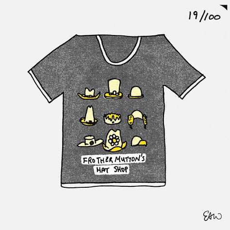 Another 9 t-shirt thumbnail sketches
