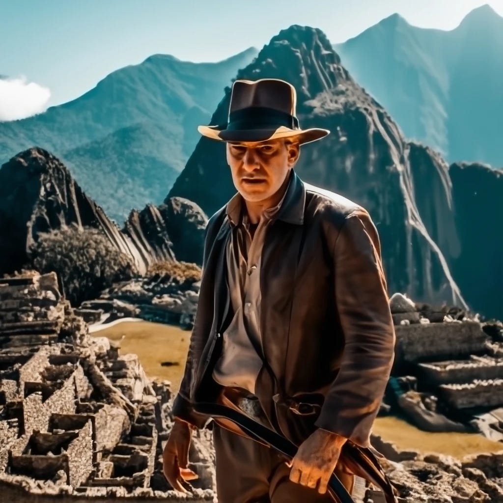 Indiana Jones at Machu Pichu