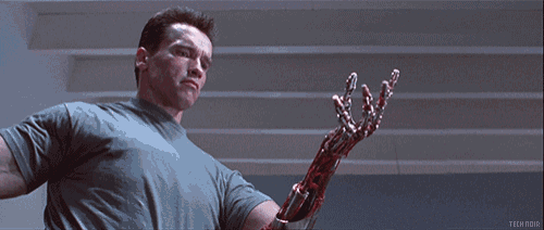Terminator 2 GIF - Terminator Cyborg Robot Hands - Discover & Share GIFs