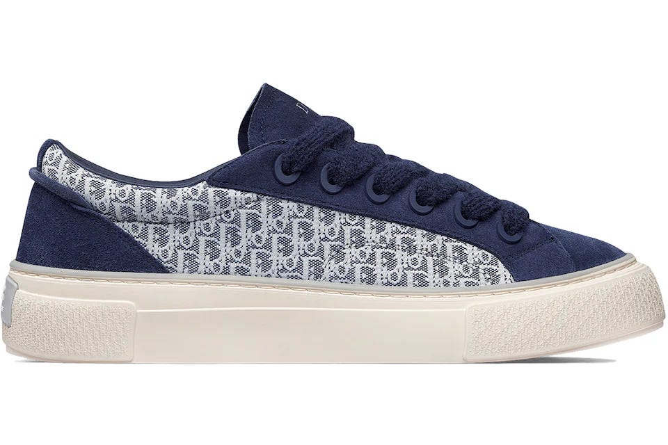 Dior B33 Sneaker Navy Blue Oblique Jacquard