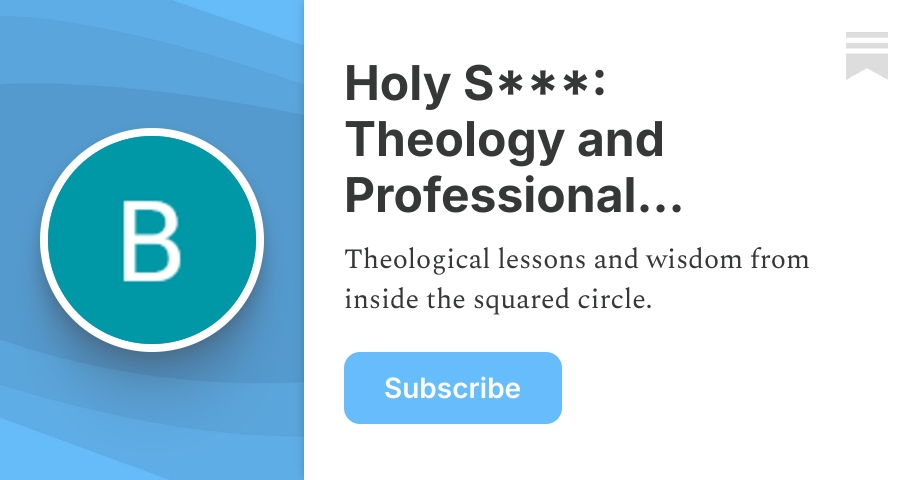 Holy S***: Theology and Professional Wrestling | Bee Reed | Substack