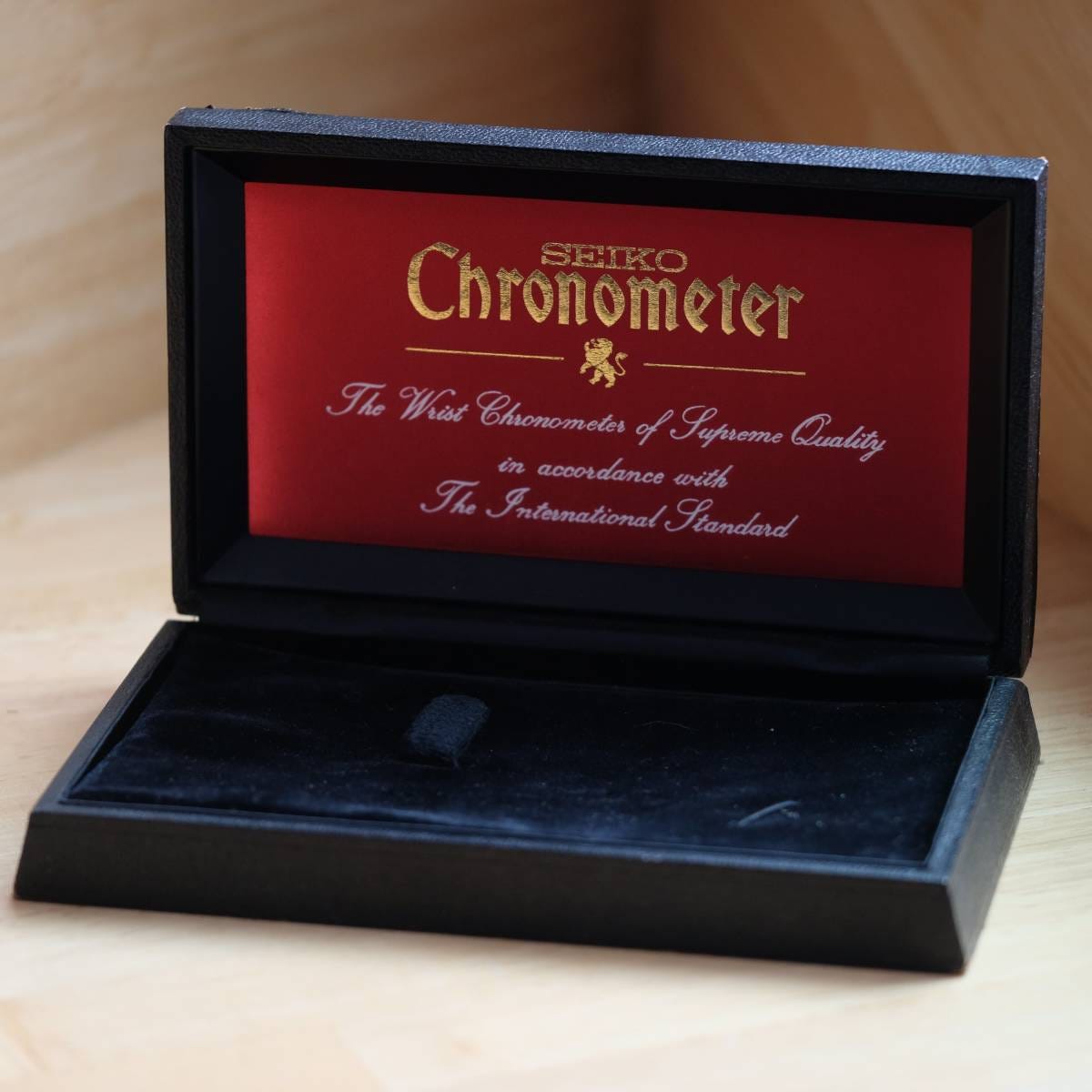 箱のみ セイコー グランドセイコー クロノメーター SEIKO GRANDSEIKO Chronometer 専用ボックス BOX 獅子マーク 